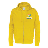 Nurmijärvi huppari unisex keltainen
